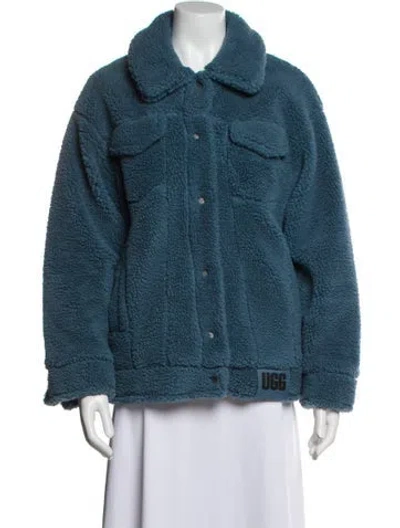 Pre-owned Ugg Jacket In Blue