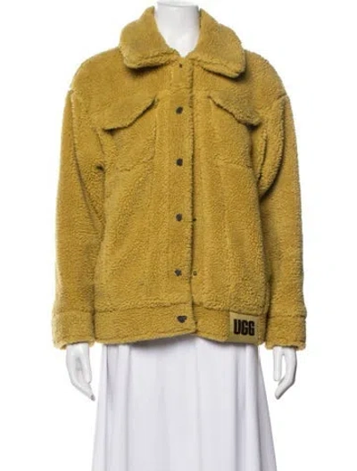 Pre-owned Ugg Jacket In Yellow
