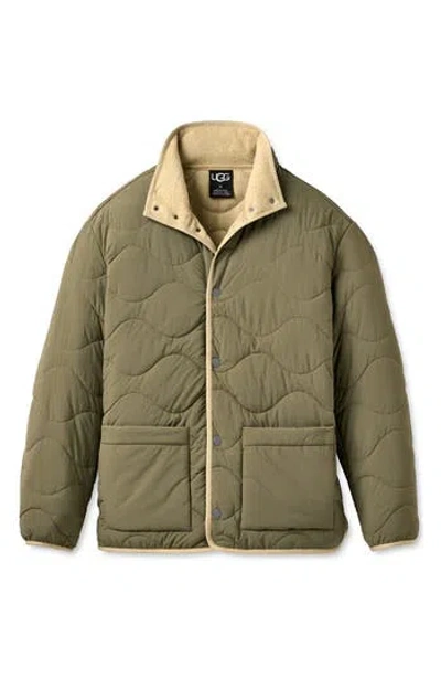 Ugg ® Jareth Quilted Shirt Jacket In Burnt Olive