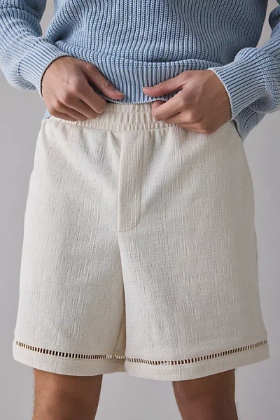 Ugg Jaxtyn Short In Cream, Men's At Urban Outfitters In White