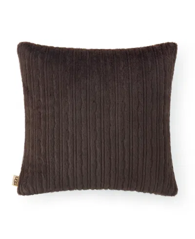 Ugg Jennis Euro Pillow, 24" X 24" In Brown