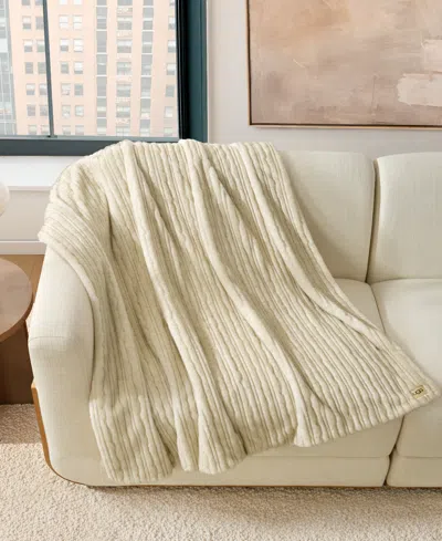 Ugg Jennis Throw, 50" X 70" In Brown