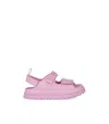 Ugg Sandals Open Toe Platform Sole Pull Tab In Pink