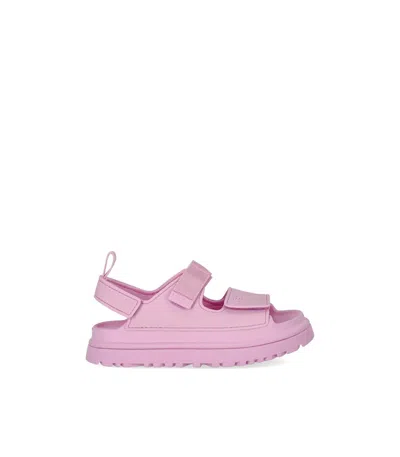 Ugg Goldenglow (toddler/little Kid/big Kid) Kid's Shoes Pink Diamond : 4 Big Kid M, Synthetic/textile In Black