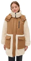 Ugg Kaysin Down Parka Chestnut In Brown