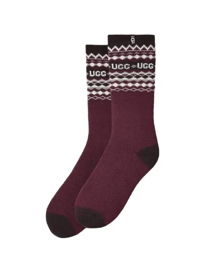 Ugg Keavy Cozy Crew Socks In Multi