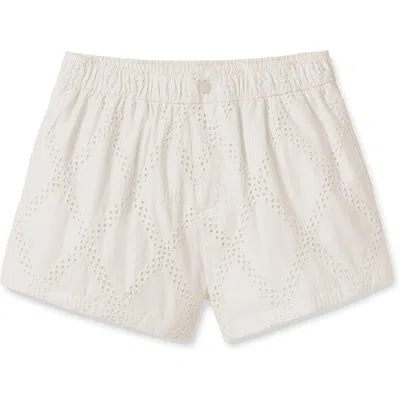 Ugg ® Kellan Cotton Eyelet Shorts In Gray