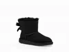 Ugg Mini Bailey Bow Ii - Ankle Boot In Black
