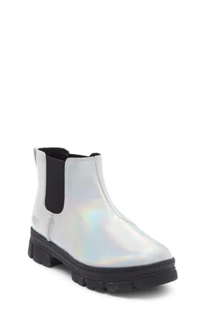 Ugg ® Kids' Ashton Chelsea Shine Boot In Silver
