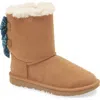 Ugg ® Kids' Bailey Bow Faux Shearling Boot In Chestnut