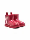 Ugg Mini Classic Clear Boots In Red