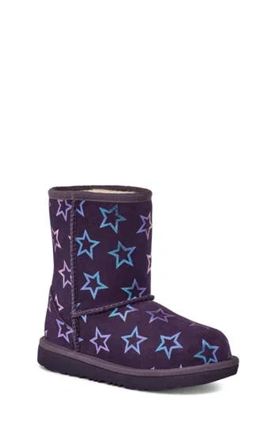 Ugg ® Kids' Classic Ii Iridescent Stars Boot In Purple
