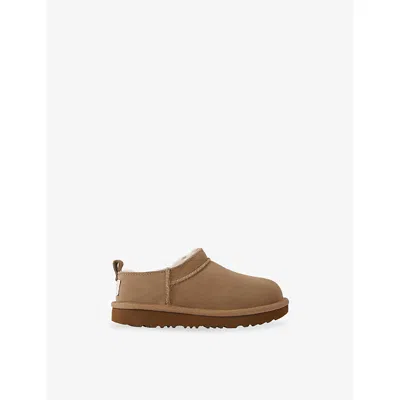 Ugg Kids' Classic Micro Suede Boots Brown Eur 32.5 /13.5 Uk In Multi