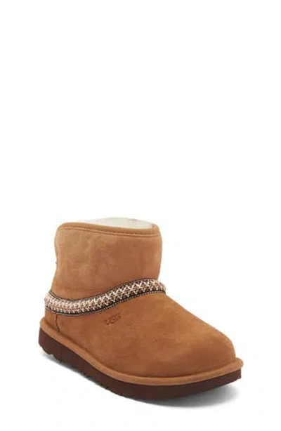Ugg ® Kids' Classic Mini Crescent Boot In Brown