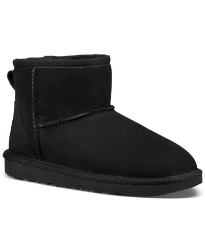 Ugg Kids Classic Mini Ii Booties In Black