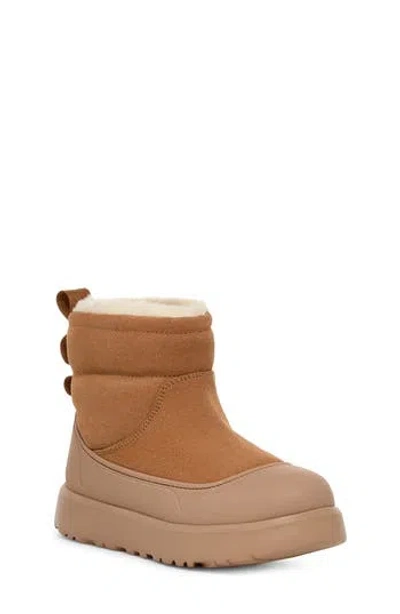 Ugg ® Kids' Classic Mini Mond Waterproof Boot In Chestnut