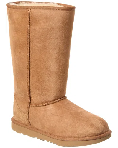Ugg Kids Classic Tall Ii Water-resistant Suede Boot In Multi