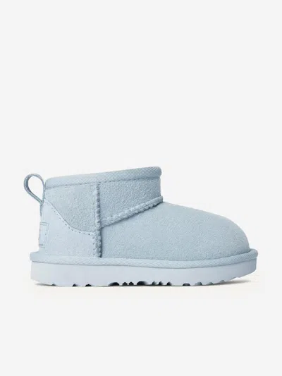 Ugg Kids Classic Ultra Mini Boots In Blue