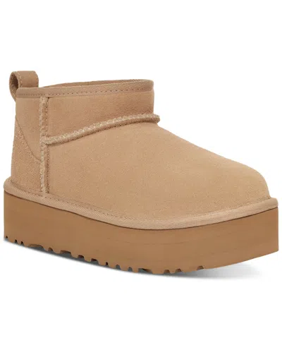 Ugg Kids' Girls  Ultra Mini Platform In Sand/sand