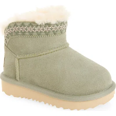 Ugg ® Kids' Classic Ultra Mini Taslyn Boot In Green