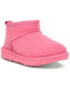 Ugg Kids Classic Ultra Mini Twinface Sheepskin Booties In Sachet Pink