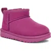 Ugg Classic Ultra Mini Water Resistant Boot In Mangosteen