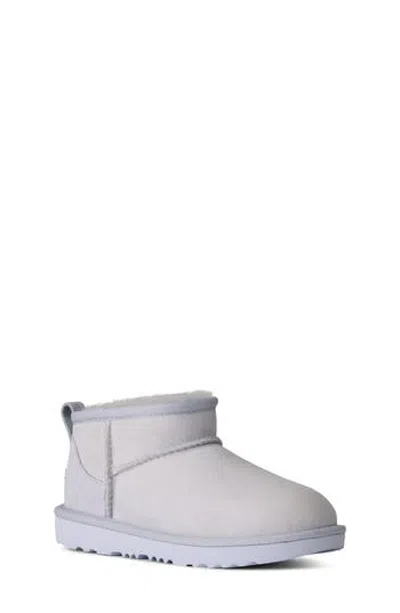 Ugg ® Kids' Classic Ultra Water Resistant Genuine Shearling Mini Boot In Blue