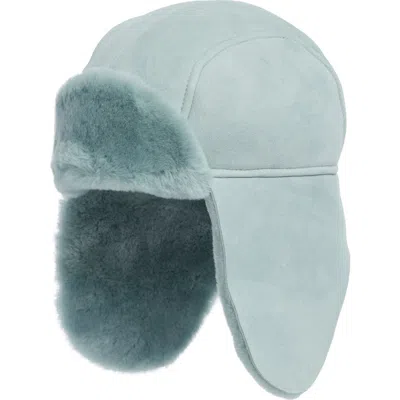 Ugg ® Kids' Genuine Sheepskin Trapper Hat In Blue
