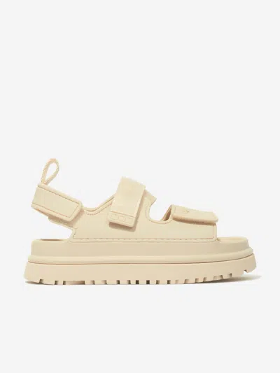 Ugg Kids Goldenglow Sandals In Ivory