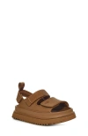 Ugg (r) Kids' Goldenglow Water Friendly Slingback Sandal In Bison Brown