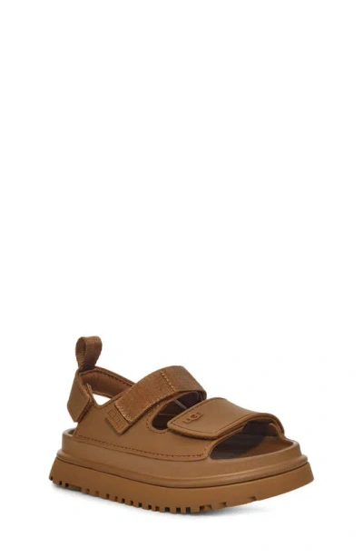 Ugg Kids Goldenglow Sandals In Brown