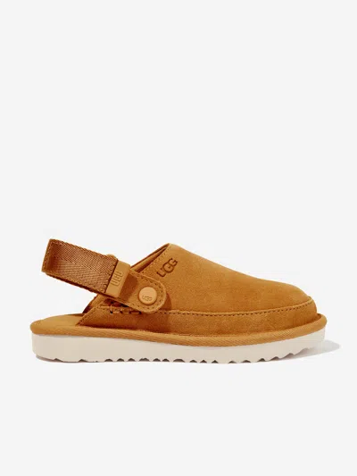 Ugg Kids Goldenstar Clog In Brown