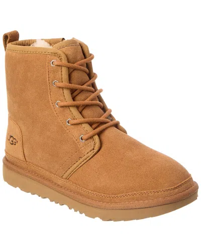 Ugg Kids Harkley Suede Boot In Brown