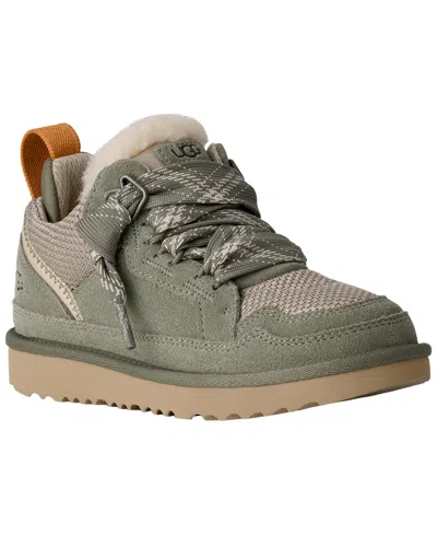 Ugg Kids Lowmel Lace-up Cozy Sneakers In Green