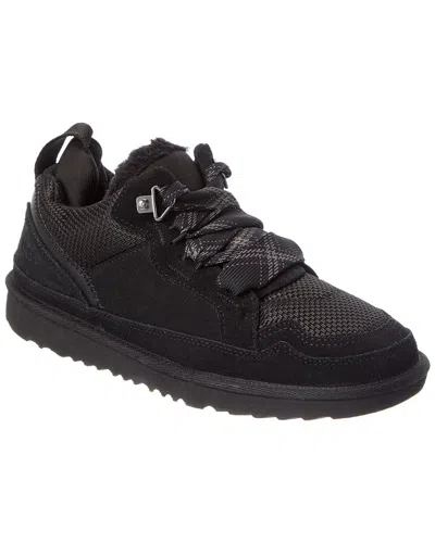 Ugg Kids Lowmel Suede Sneaker In Black