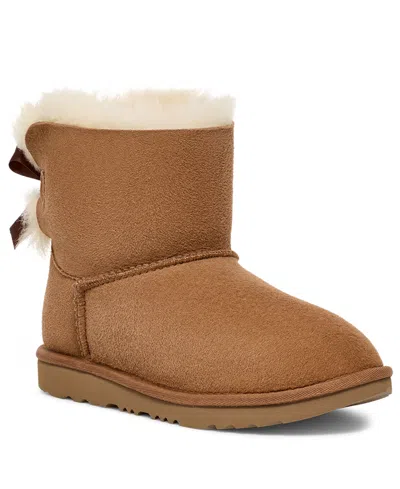 Ugg Kids Mini Bailey Bow Ii Boots, Macy's Exclusive In Brown