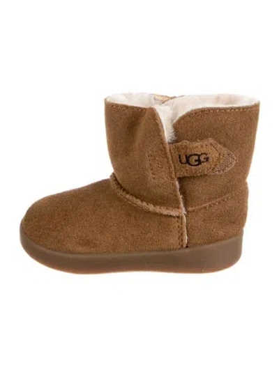 Pre-owned Ugg Babies' Kids' Suede Ankle Boots In Brown