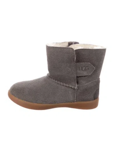 Pre-owned Ugg Kids' Suede Ankle Boots In Grey