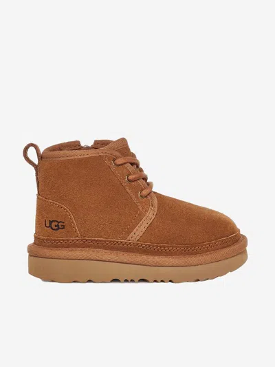 Ugg Kids Suede Neumel Ii Boots In Brown