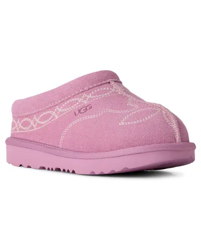Ugg Kids Tasman Ii Western Clog Round Toe Slippers In Pink