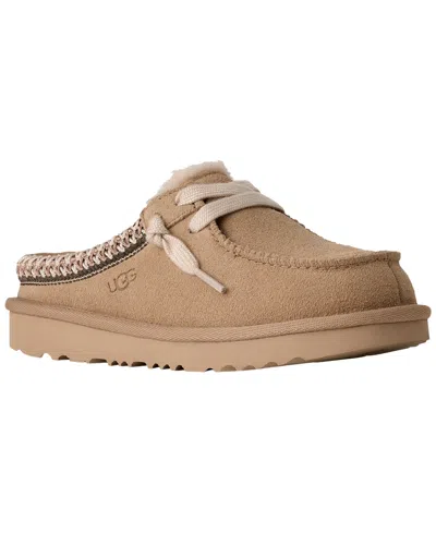 Ugg Kids' Tasman Mule Clog Round Toe Slipper In Sand