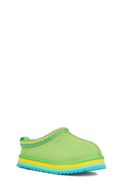 Ugg Kids' Tazz Slipper In Green Multi