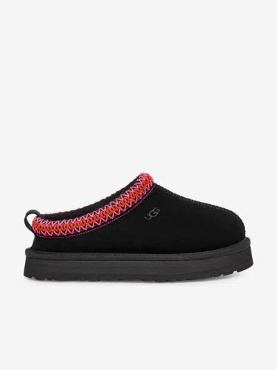 Ugg Kids Tazz Slippers In Black