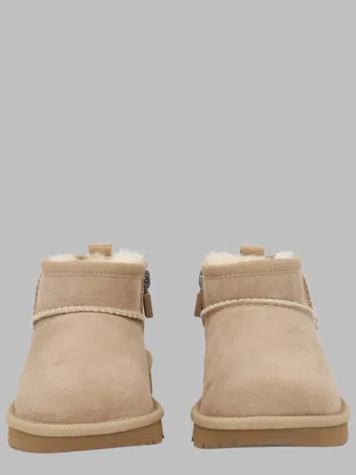 Ugg Kids Unisex Classic Suede Mini Boots In Neutral
