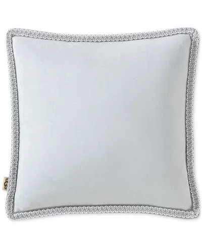 Ugg Kirkwood Braid Decorative Pillow, 20" X 20" In Silver