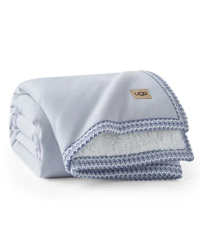 Ugg Kirkwood Braid Throw, 50" X 70" In Blue