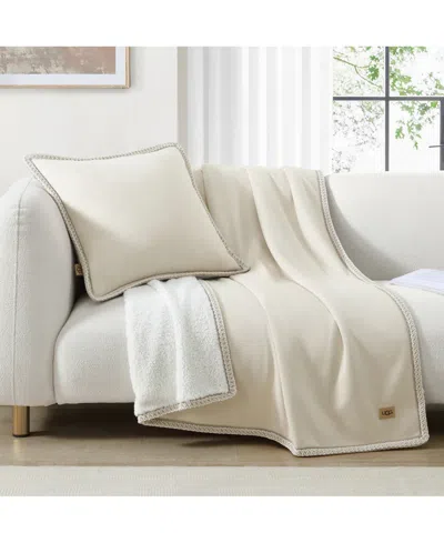 Ugg Kirkwood Braid Throw, 50" X 70" In Birch