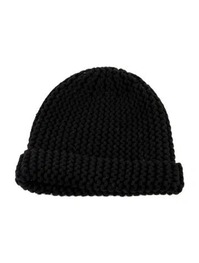 Pre-owned Ugg Knit Beanie In Black