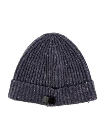 Pre-owned Ugg Knit Beanie In Blue