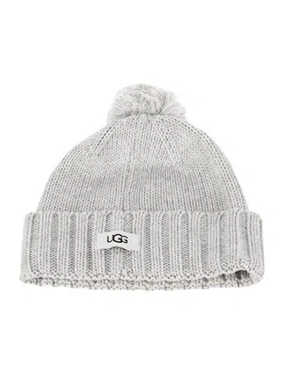 Pre-owned Ugg Knit Beanie In Gray